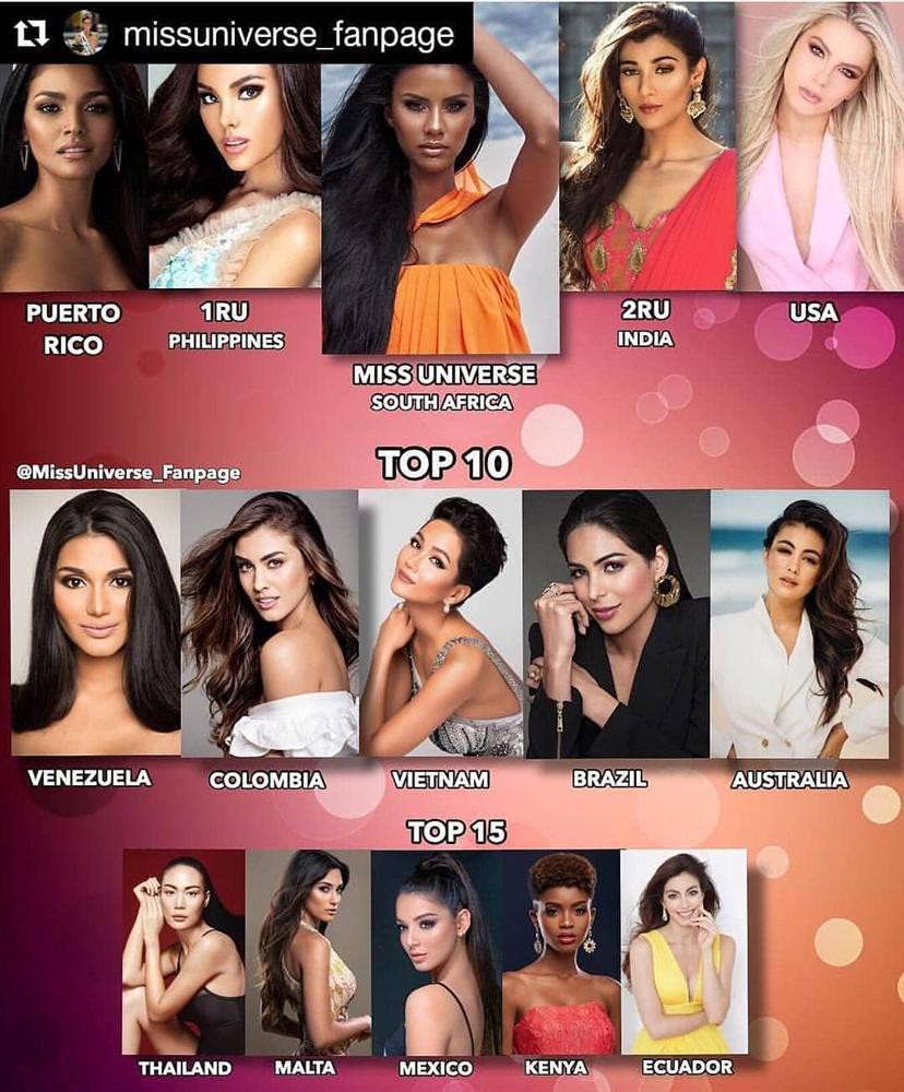 HHen Niê đại phá các bảng xếp hạng nhan sắc tại Miss Universe 2018 - Ảnh 6. HHen Niê đại phá các bảng xếp hạng nhan sắc tại Miss Universe 2018 - Ảnh 6.