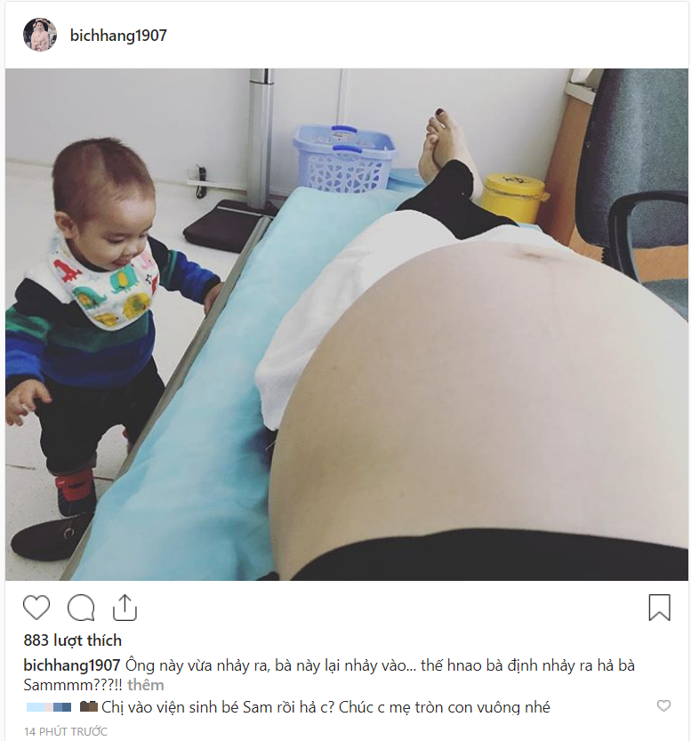 Bầu 39 tuần, Hằng Túi sốt sắng lên bàn đẻ nhưng nào ngờ lại bị... bác sĩ đuổi về - Ảnh 1. Bầu 39 tuần, Hằng Túi sốt sắng lên bàn đẻ nhưng nào ngờ lại bị... bác sĩ đuổi về - Ảnh 1.