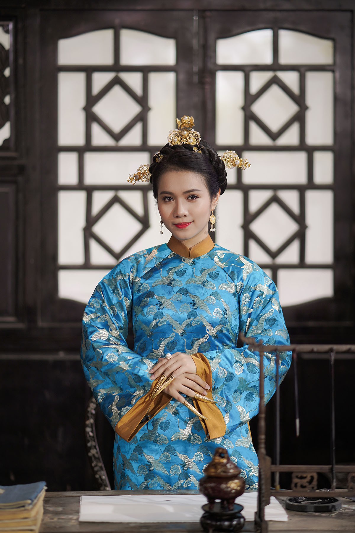 Cao Thái Hà bất ngờ gia nhập hậu cung của Diên Hi công lược phiên bản Việt - Ảnh 6. Cao Thái Hà bất ngờ gia nhập hậu cung của Diên Hi công lược phiên bản Việt - Ảnh 6.