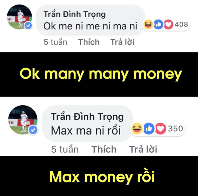 Cẩn thận như Đình Trọng: Nói tiếng Anh sợ người ta không hiểu nên ghi hẳn phiên âm... tiếng Việt cho lành! - Ảnh 2. Cẩn thận như Đình Trọng: Nói tiếng Anh sợ người ta không hiểu nên ghi hẳn phiên âm... tiếng Việt cho lành! - Ảnh 2.