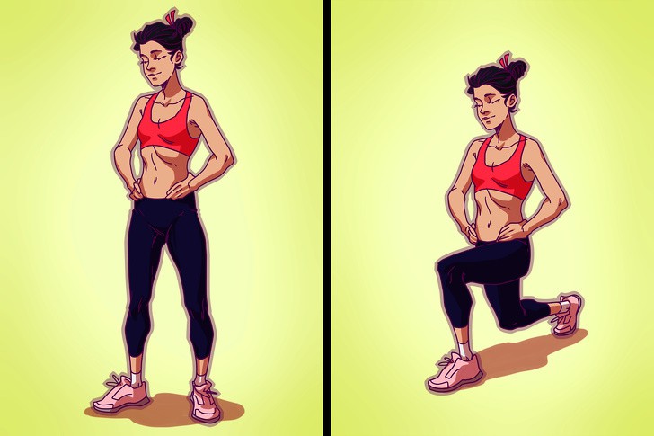 7 bài tập tay không mà vẫn đem lại cho chị em cặp đùi hoàn hảo, tự tin ăn diện trong ngày lễ - Ảnh 4. 7 bài tập tay không mà vẫn đem lại cho chị em cặp đùi hoàn hảo, tự tin ăn diện trong ngày lễ - Ảnh 4.