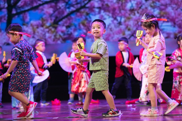 Đại nhạc hội “chất lừ” của học sinh trường quốc tế Sakura Montessori - Ảnh 1.