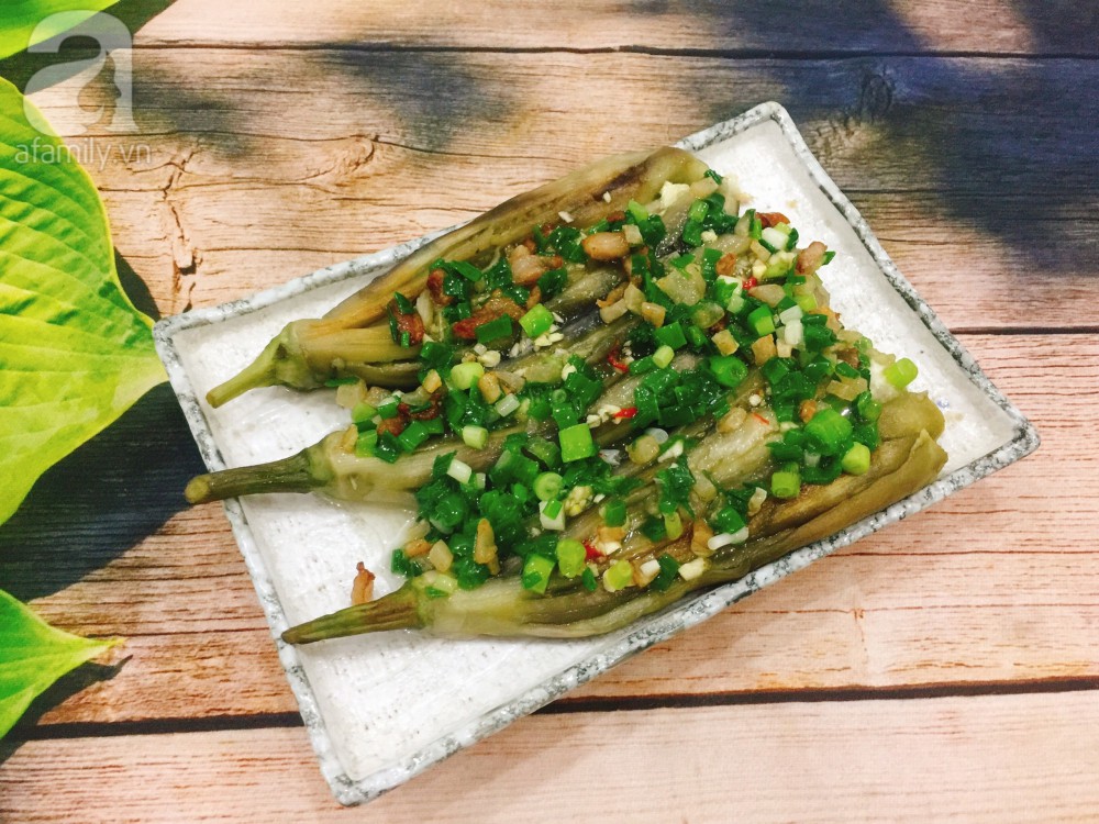 Cà tím nướng mỡ hành mềm ngon thơm lựng - Ảnh 6.