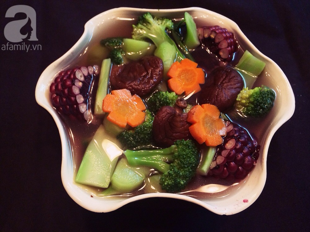 Mâm cỗ chay ngày Rằm tháng Giêng đẹp mắt ngon miệng cả nhà đều khen - Ảnh 7. Mâm cỗ chay ngày Rằm tháng Giêng đẹp mắt ngon miệng cả nhà đều khen - Ảnh 7.