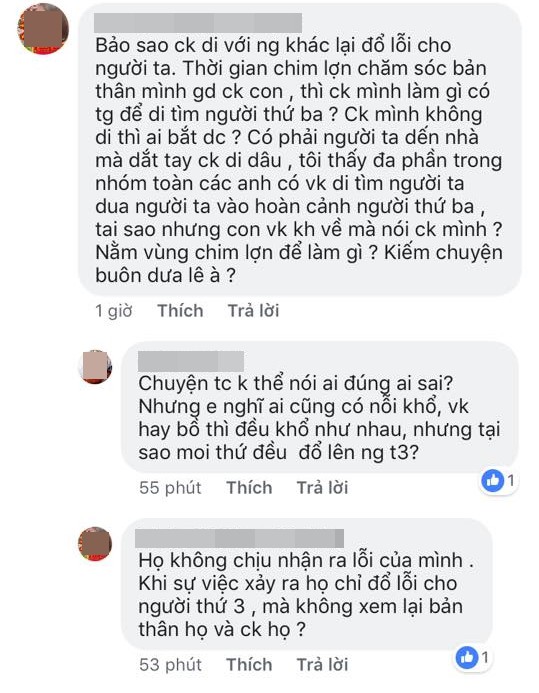 Chị em nể phục mẹ bỉm dám nằm vùng trong group người thứ ba, cố tìm lý do để cảm thông cho họ - Ảnh 3.