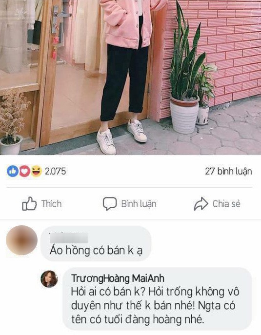 Trương Hoàng Mai Anh - hot girl mắng khách bất lịch sự dù ạ rõ to cuối câu là ai? - Ảnh 2.