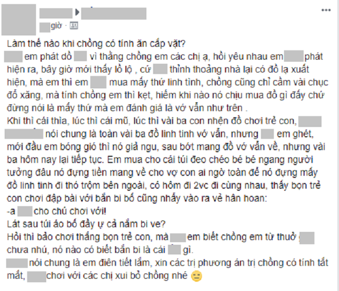 Chết cười chuyện cô vợ phát rồ vì tính ăn cắp vặt của chồng, có hòn bi của trẻ con cũng không tha - Ảnh 1.