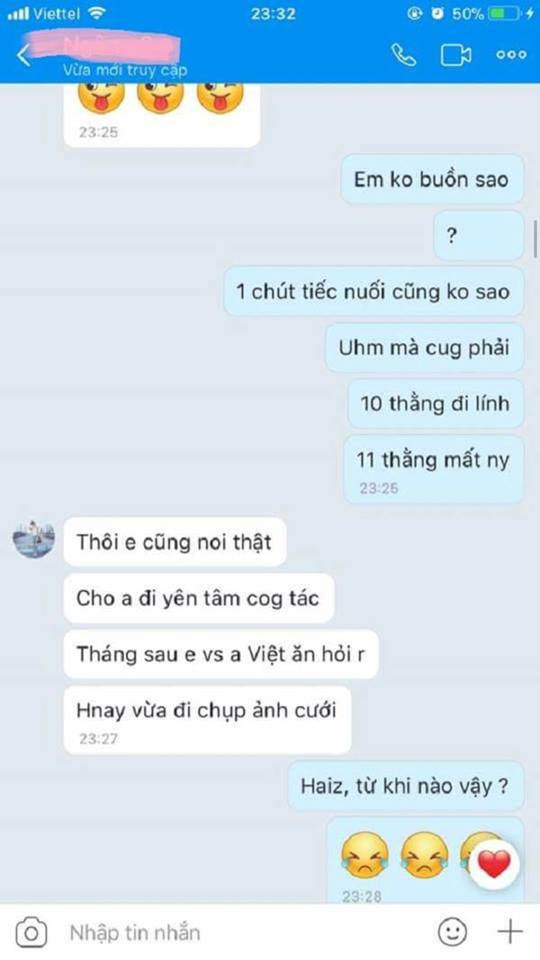 Vờ chia tay người yêu trước khi đi nghĩa vụ, chàng trai bàng hoàng nhận ra mình đã mọc sừng từ lâu - Ảnh 3.