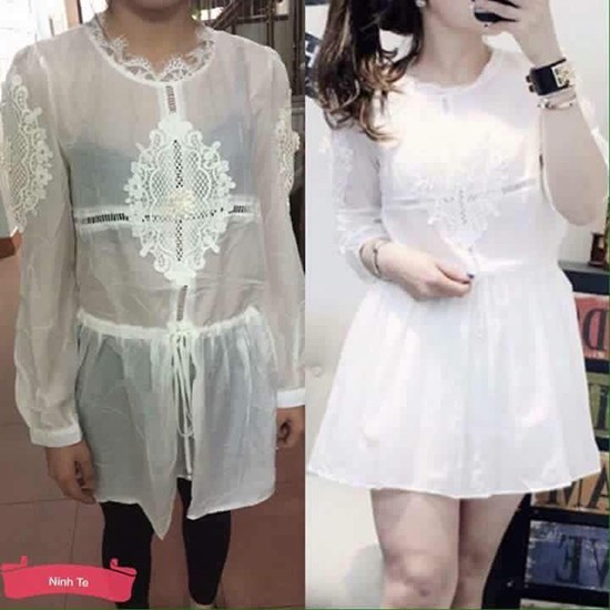 Cô gái “ngộp thở” vì chiếc váy mua online, cứ tưởng xinh đẹp mỏng manh như hot girl ai ngờ thành khúc giò bó chặt - Ảnh 7.