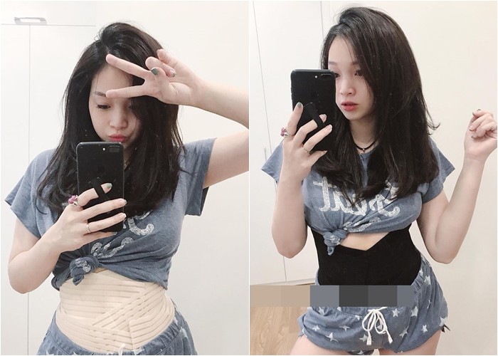 Chia sẻ bí kíp thon gọn sau sinh, Ngọc Mon lại bị trang bán hàng ăn cắp ảnh về quảng cáo gen nịt bụng - Ảnh 2. Chia sẻ bí kíp thon gọn sau sinh, Ngọc Mon lại bị trang bán hàng ăn cắp ảnh về quảng cáo gen nịt bụng - Ảnh 2.