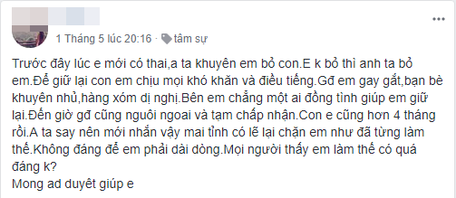 Bất bình với anh chàng chủ động khuyên bạn gái bỏ con, đến khi say rượu nhắn tin đòi xin nhận lại - Ảnh 1.