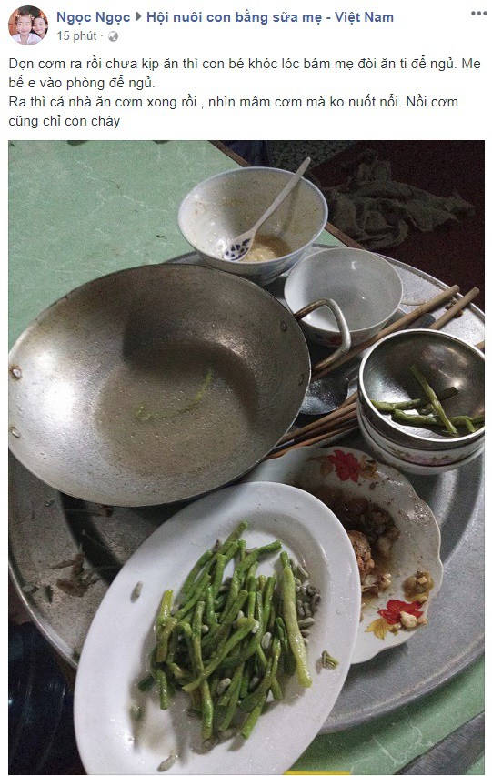 Dọn cơm xong thì con quấy đòi ngủ, đến lúc ra ăn, mẹ trẻ uất nghẹn khi nhìn mâm cơm cả nhà phần lại - Ảnh 1. Dọn cơm xong thì con quấy đòi ngủ, đến lúc ra ăn, mẹ trẻ uất nghẹn khi nhìn mâm cơm cả nhà phần lại - Ảnh 1.