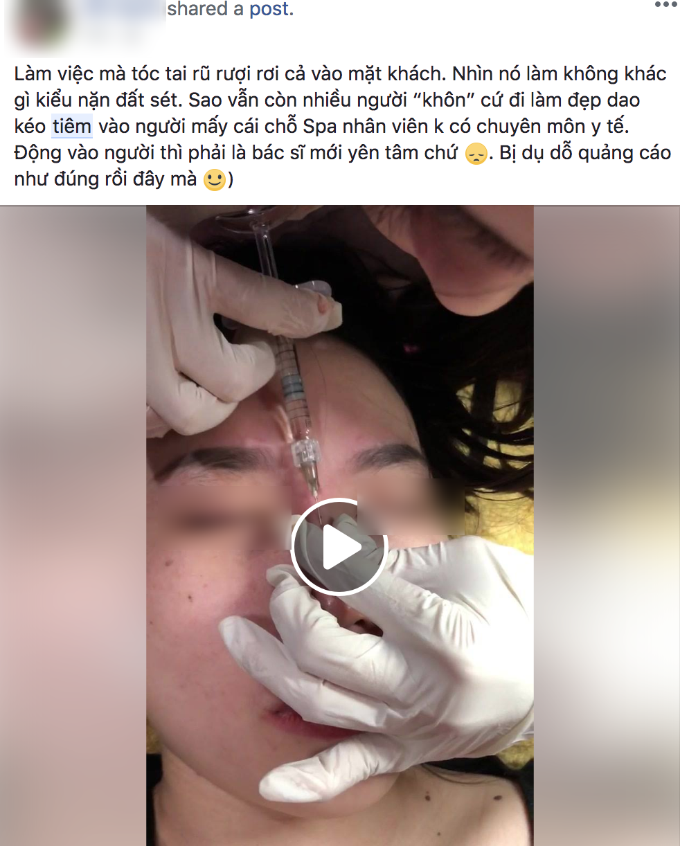 Clip tiêm Filler vào mũi sau đó bóp nặn thành dáng cao dài thẳng tắp đang được nhiều chị em chia sẻ vì... quá đáng sợ - Ảnh 4. Clip tiêm Filler vào mũi sau đó bóp nặn thành dáng cao dài thẳng tắp đang được nhiều chị em chia sẻ vì... quá đáng sợ - Ảnh 4.