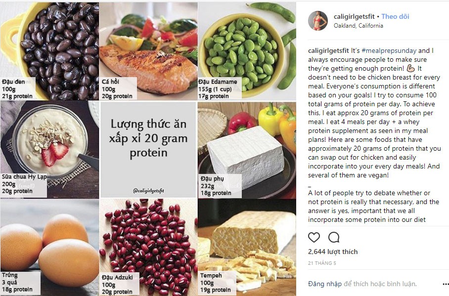 Nếu dùng mạng xã hội, bạn đừng bỏ qua thói quen ăn uống của Instagrammer nổi tiếng với hàng trăm ngàn người theo dõi này - Ảnh 9. Nếu dùng mạng xã hội, bạn đừng bỏ qua thói quen ăn uống của Instagrammer nổi tiếng với hàng trăm ngàn người theo dõi này - Ảnh 9.