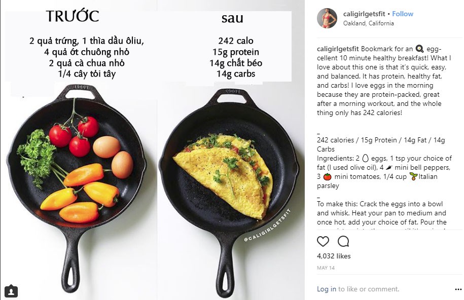 Nếu dùng mạng xã hội, bạn đừng bỏ qua thói quen ăn uống của Instagrammer nổi tiếng với hàng trăm ngàn người theo dõi này - Ảnh 3. Nếu dùng mạng xã hội, bạn đừng bỏ qua thói quen ăn uống của Instagrammer nổi tiếng với hàng trăm ngàn người theo dõi này - Ảnh 3.