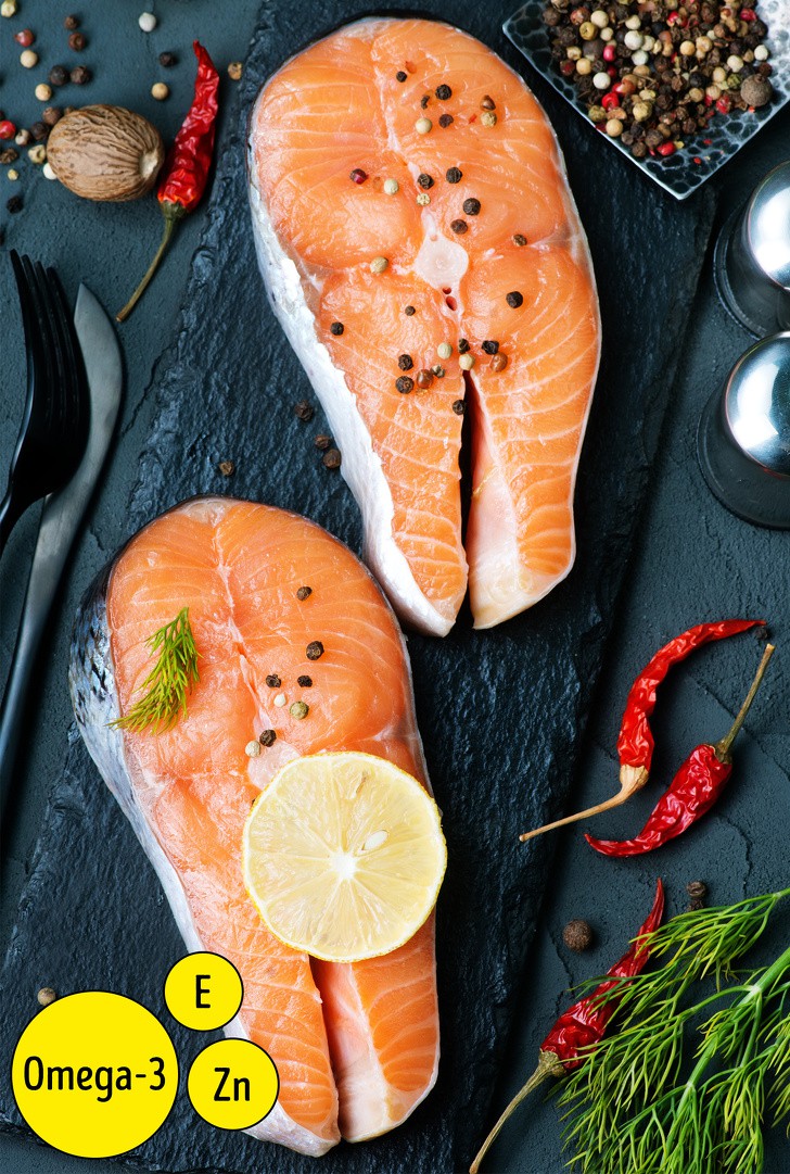 17 thực phẩm bảo vệ da, chống lão hóa và cho bạn làn da sáng, khỏe mạnh - Ảnh 1. 17 thực phẩm bảo vệ da, chống lão hóa và cho bạn làn da sáng, khỏe mạnh - Ảnh 1.