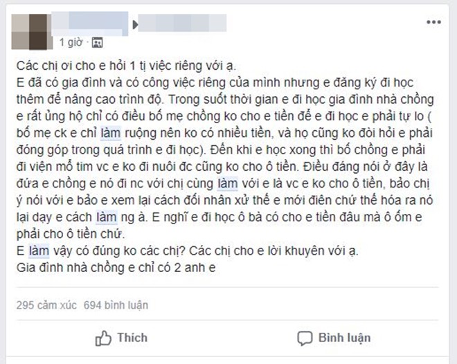 Kêu ca vì em chồng bảo học lại cách đối nhân xử thế, nàng dâu không được an ủi mà còn bị chửi sấp mặt - Ảnh 1.