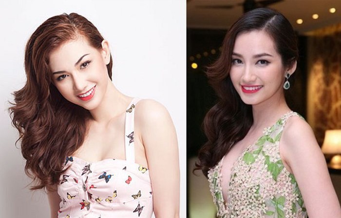 Thử độ tinh mắt: Tìm điểm khác biệt giữa những cặp sinh đôi bất đắc dĩ của showbiz Việt - Ảnh 2. Thử độ tinh mắt: Tìm điểm khác biệt giữa những cặp sinh đôi bất đắc dĩ của showbiz Việt - Ảnh 2.