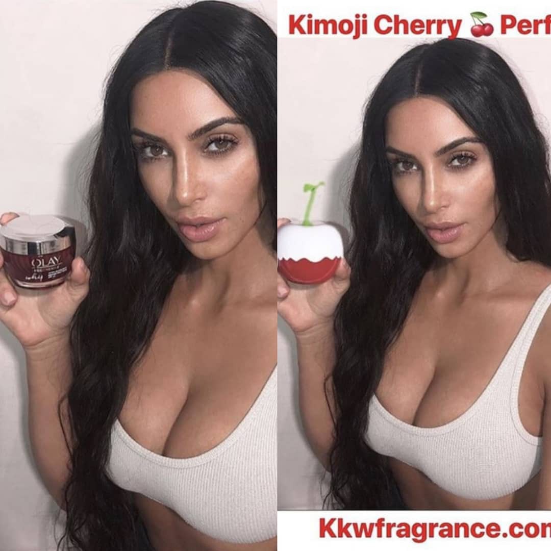 Nhanh nhẹn như Kim Kardashian: lấy ảnh cũ, photoshop t&iacute; ch&uacute;t thế l&agrave; c&oacute; ảnh mới để quảng c&aacute;o nước hoa - Ảnh 3.