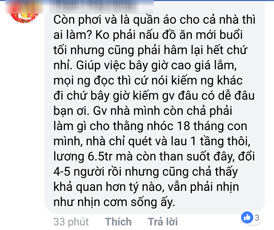 Mẹ bầu đau bầu vì ôsin sướng như tiên, ngày ngủ trưa 4 tiếng, chỉ nấu 1 bữa cơm, tháng nhận lương 7 triệu mà còn than mệt - Ảnh 4.