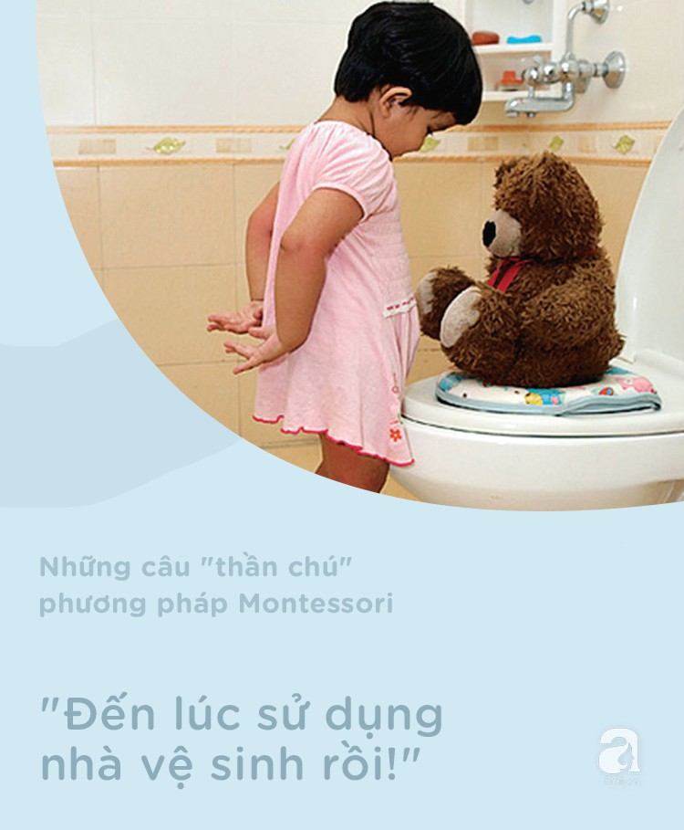 8 câu thần chú từ phương pháp Montessori giúp dạy bé đi vệ sinh dễ dàng - Ảnh 6. 8 câu thần chú từ phương pháp Montessori giúp dạy bé đi vệ sinh dễ dàng - Ảnh 6.