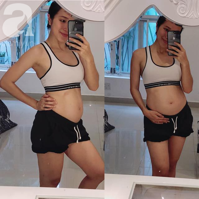 Tập nâng tạ suốt thai kỳ, mẹ Việt bị chỉ trích không ngớt nhưng vừa sinh xong ai cũng ngỡ ngàng - Ảnh 2. Tập nâng tạ suốt thai kỳ, mẹ Việt bị chỉ trích không ngớt nhưng vừa sinh xong ai cũng ngỡ ngàng - Ảnh 2.