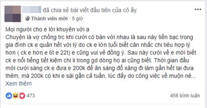 Lấy phải ông chồng đo chai nước mắm, đếm củ dưa hành, vợ trẻ kêu trời vì mỗi ngày chỉ được phát 100k chi tiêu - Ảnh 1. Lấy phải ông chồng đo chai nước mắm, đếm củ dưa hành, vợ trẻ kêu trời vì mỗi ngày chỉ được phát 100k chi tiêu - Ảnh 1.
