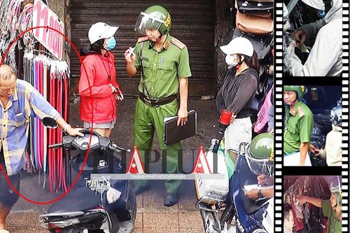 Điều tra l&agrave;m r&otilde; clip CSTT-CĐ C&ocirc;ng an TPHCM nghi l&agrave;m luật ở chợ B&agrave; Chiểu - Ảnh 1.