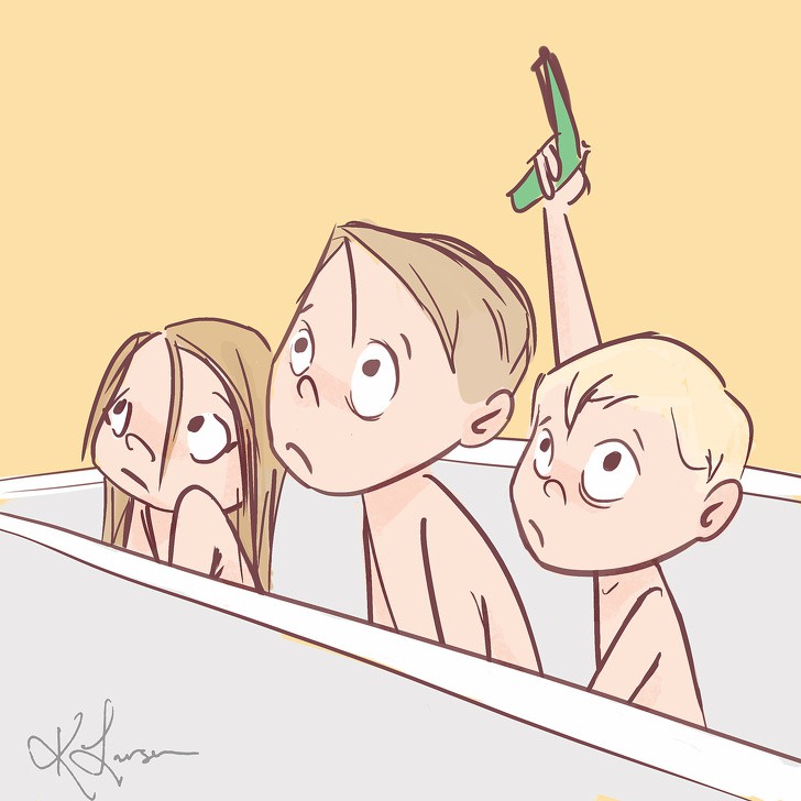 Bộ tranh hài nhưng thật: Những tình huống oái oăm khiến mẹ chỉ muốn “phát điên” khi nuôi con nhỏ - Ảnh 13. Bộ tranh hài nhưng thật: Những tình huống oái oăm khiến mẹ chỉ muốn “phát điên” khi nuôi con nhỏ - Ảnh 13.