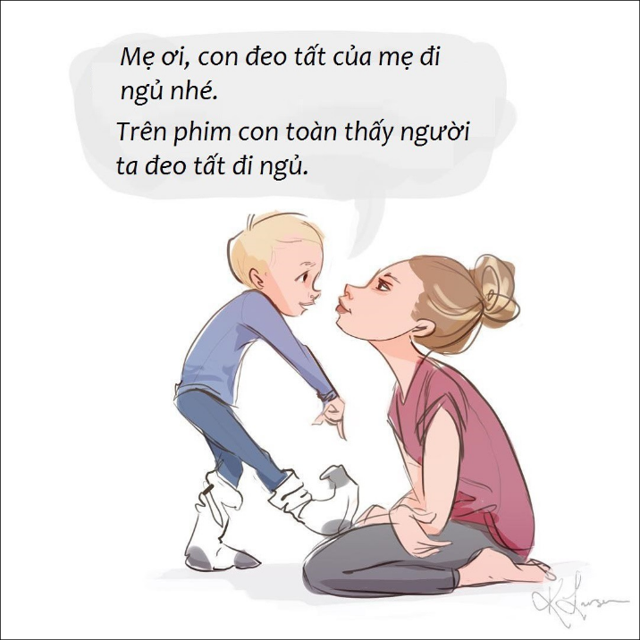 Bộ tranh hài nhưng thật: Những tình huống oái oăm khiến mẹ chỉ muốn “phát điên” khi nuôi con nhỏ - Ảnh 28. Bộ tranh hài nhưng thật: Những tình huống oái oăm khiến mẹ chỉ muốn “phát điên” khi nuôi con nhỏ - Ảnh 28.
