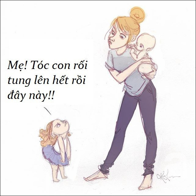 Bộ tranh hài nhưng thật: Những tình huống oái oăm khiến mẹ chỉ muốn “phát điên” khi nuôi con nhỏ - Ảnh 30. Bộ tranh hài nhưng thật: Những tình huống oái oăm khiến mẹ chỉ muốn “phát điên” khi nuôi con nhỏ - Ảnh 30.