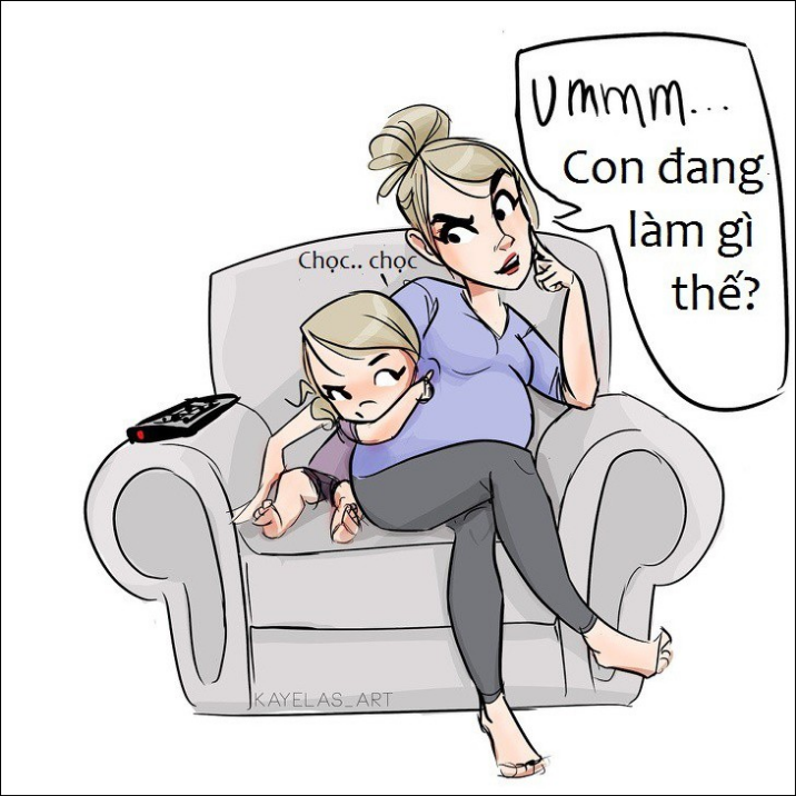 Bộ tranh hài nhưng thật: Những tình huống oái oăm khiến mẹ chỉ muốn “phát điên” khi nuôi con nhỏ - Ảnh 5. Bộ tranh hài nhưng thật: Những tình huống oái oăm khiến mẹ chỉ muốn “phát điên” khi nuôi con nhỏ - Ảnh 5.