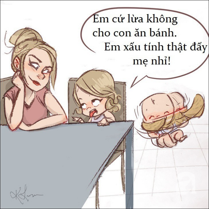 Bộ tranh hài nhưng thật: Những tình huống oái oăm khiến mẹ chỉ muốn “phát điên” khi nuôi con nhỏ - Ảnh 18. Bộ tranh hài nhưng thật: Những tình huống oái oăm khiến mẹ chỉ muốn “phát điên” khi nuôi con nhỏ - Ảnh 18.