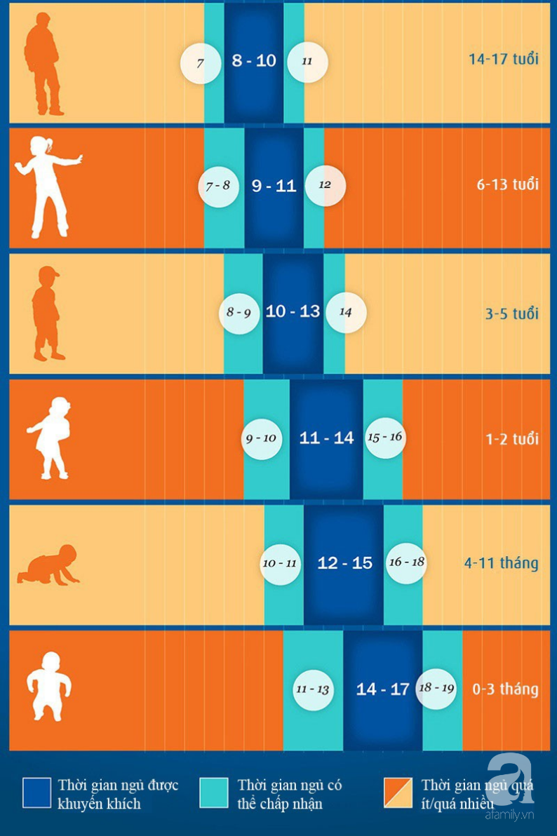 Nhìn bảng thời gian ngủ được chuyên gia khuyến cáo, nhiều cha mẹ sẽ giật mình vì con đang thiếu ngủ trầm trọng - Ảnh 3. Nhìn bảng thời gian ngủ được chuyên gia khuyến cáo, nhiều cha mẹ sẽ giật mình vì con đang thiếu ngủ trầm trọng - Ảnh 3.