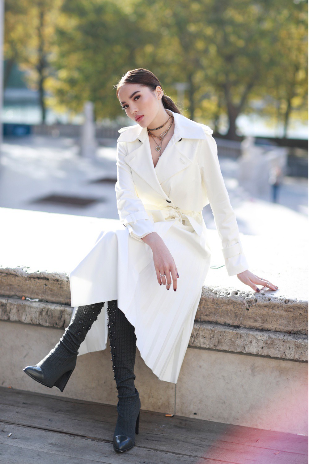 Kỳ Duyên sang chảnh, thần thái đẳng cấp tại Paris Fashion Week - Ảnh 8. Kỳ Duyên sang chảnh, thần thái đẳng cấp tại Paris Fashion Week - Ảnh 8.