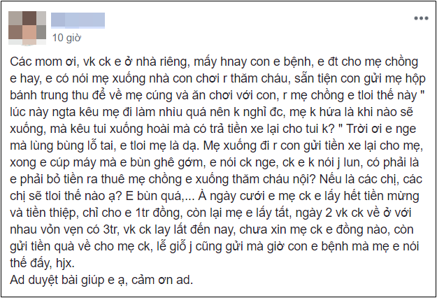Thấy ch&aacute;u nhớ b&agrave;, n&agrave;ng d&acirc;u gọi điện mời mẹ chồng l&ecirc;n chơi, ai ngờ nhận được c&acirc;u trả lời như s&eacute;t đ&aacute;nh ngang tai - Ảnh 1.