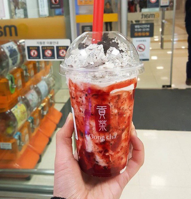 Hàn Quốc đã có Gong cha dâu tây sống ảo cực đẹp thế này, bao giờ Việt Nam mới có đây? - Ảnh 8.