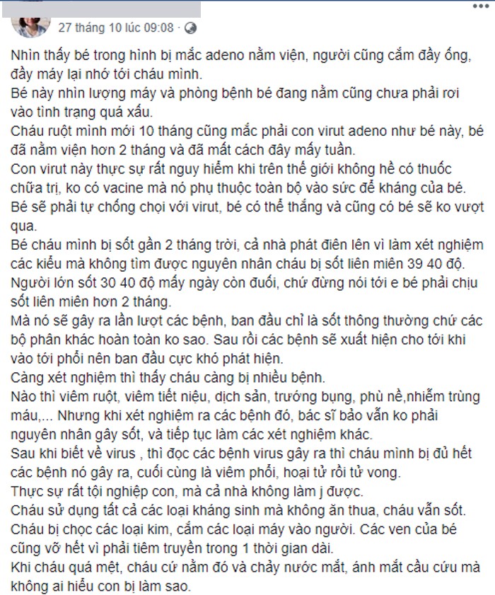 Cháu ruột mới 10 tháng bị tử vong, cô gái đau lòng lên tiếng cảnh báo căn bệnh dễ dàng lấy mạng sống trẻ nhỏ chỉ qua hành động âu yếm mà người lớn hay làm - Ảnh 1. Cháu ruột mới 10 tháng bị tử vong, cô gái đau lòng lên tiếng cảnh báo căn bệnh dễ dàng lấy mạng sống trẻ nhỏ chỉ qua hành động âu yếm mà người lớn hay làm - Ảnh 1.