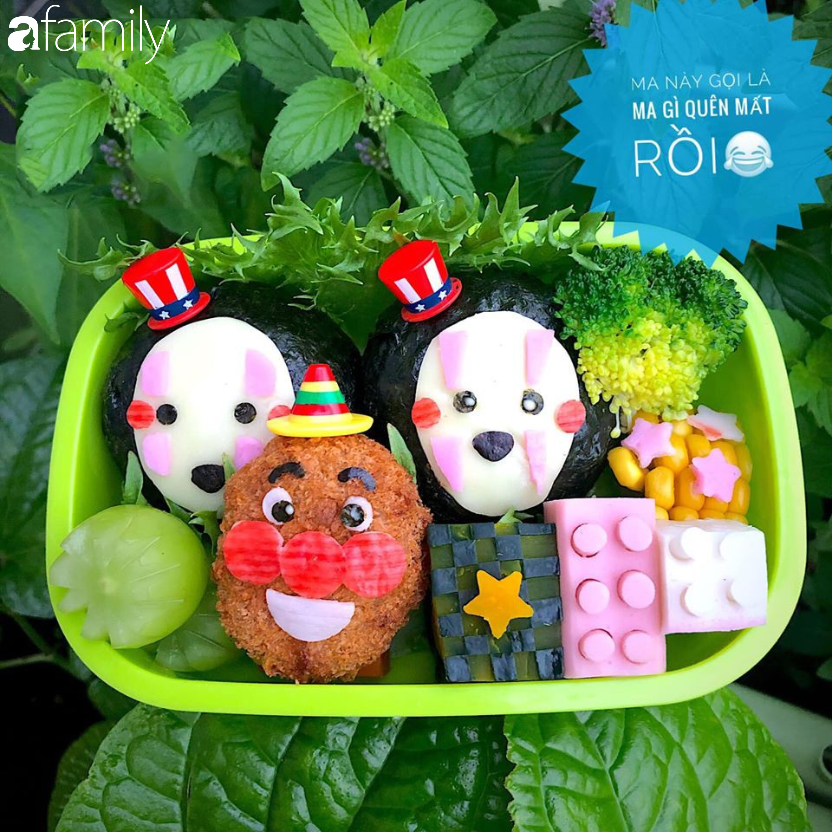 Bà mẹ 9x khoe một loạt hộp cơm bento "rùng rợn" làm cho con trai dịp Halloween khiến chị em nhao nhao hỏi xin cách làm - Ảnh 1. Bà mẹ 9x khoe một loạt hộp cơm bento "rùng rợn" làm cho con trai dịp Halloween khiến chị em nhao nhao hỏi xin cách làm - Ảnh 1.