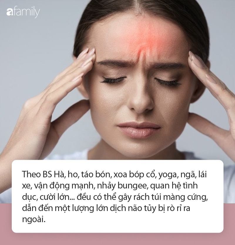 Người phụ nữ 29 tuổi đột nhiên bị "rò rỉ dịch não", bác sĩ nhắc nhở: ho, cười, tập yoga cũng có thể gây bệnh - Ảnh 4. Người phụ nữ 29 tuổi đột nhiên bị "rò rỉ dịch não", bác sĩ nhắc nhở: ho, cười, tập yoga cũng có thể gây bệnh - Ảnh 4.