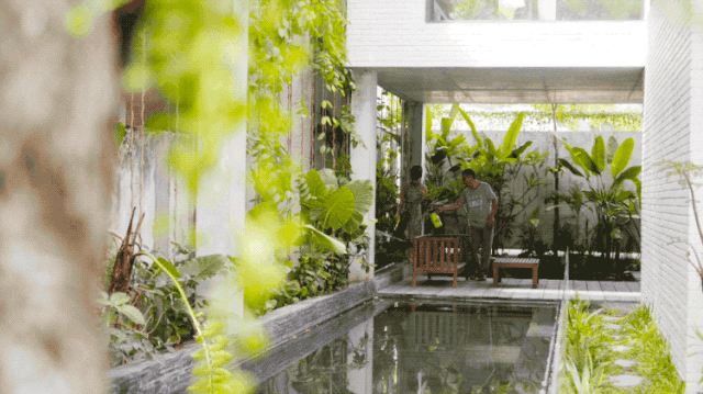 Ngôi nhà đầy gió tự nhiên, cây xanh và ánh sáng thân thiện với môi trường dành cho gia đình 5 người ở Đà Nẵng - Ảnh 9.
