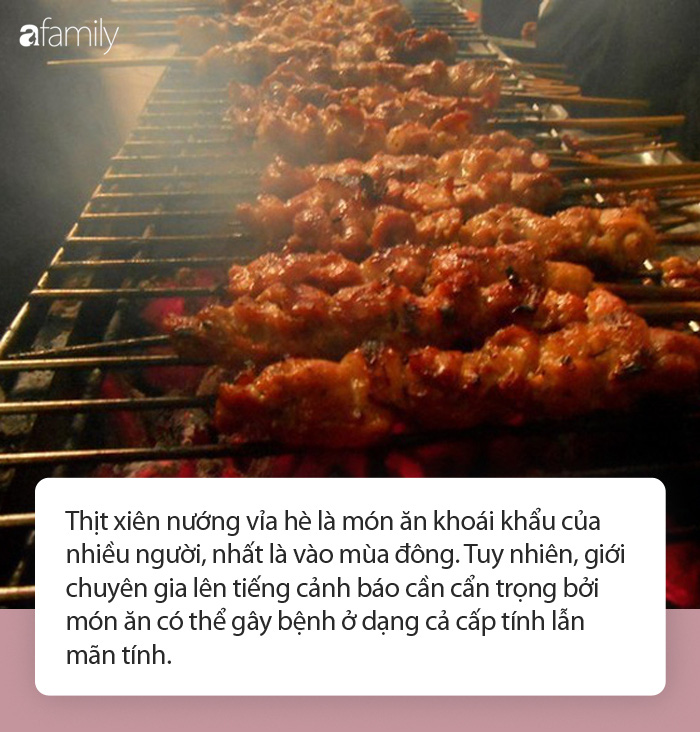 Món ăn khoái khẩu "thịt xiên nướng" siêu hút khách vào ngày lạnh: Ham đến mấy cũng chẳng nên ăn nhiều vì những lý do kinh hãi này! - Ảnh 3. Món ăn khoái khẩu "thịt xiên nướng" siêu hút khách vào ngày lạnh: Ham đến mấy cũng chẳng nên ăn nhiều vì những lý do kinh hãi này! - Ảnh 3.
