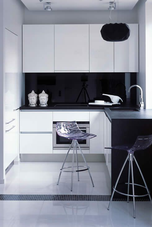 Những ý tưởng trang trí nhà bếp màu đen siêu ấn tượng - Ảnh 23.