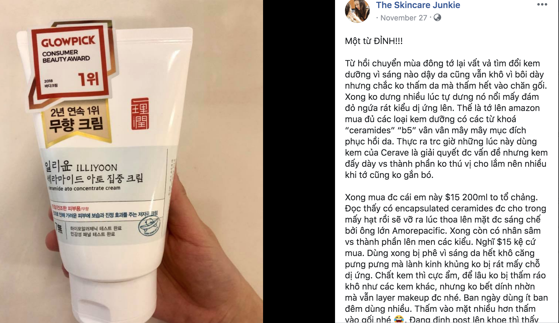 Review kem dưỡng của Illiyoon: siêu chiến binh cấp ẩm giá 300.000 đồng đang càn quét mọi shop online - Ảnh 3. Review kem dưỡng của Illiyoon: siêu chiến binh cấp ẩm giá 300.000 đồng đang càn quét mọi shop online - Ảnh 3.