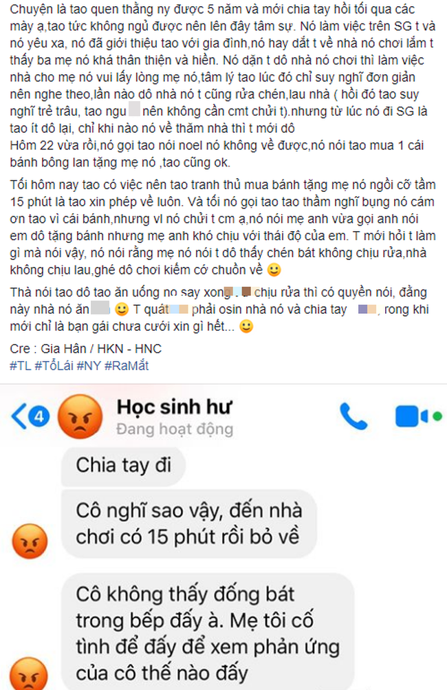 Cuộc chia tay oái oăm nhất mùa Noel: Phải mang bánh tặng mẹ bạn trai còn bị xét nét vô lý, cô gái nhún nhường bao lâu quyết 