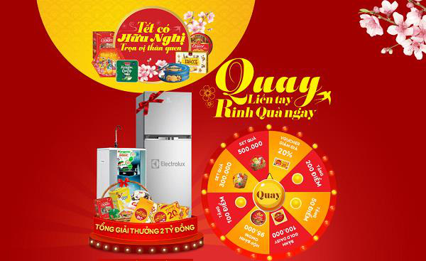 Tết này chớp ngay cơn mưa quà tặng trị giá 2 tỷ đồng từ Hữu Nghị Food - Ảnh 1. Tết này chớp ngay cơn mưa quà tặng trị giá 2 tỷ đồng từ Hữu Nghị Food - Ảnh 1.