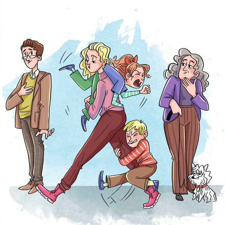 Bộ tranh chuẩn không cần chỉnh: Có những buổi sáng tất bật “không như là mơ” của các ông bố bà mẹ thời hiện đại - Ảnh 10. Bộ tranh chuẩn không cần chỉnh: Có những buổi sáng tất bật “không như là mơ” của các ông bố bà mẹ thời hiện đại - Ảnh 10.