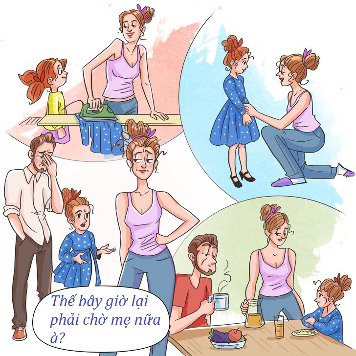 Bộ tranh chuẩn không cần chỉnh: Có những buổi sáng tất bật “không như là mơ” của các ông bố bà mẹ thời hiện đại - Ảnh 11. Bộ tranh chuẩn không cần chỉnh: Có những buổi sáng tất bật “không như là mơ” của các ông bố bà mẹ thời hiện đại - Ảnh 11.