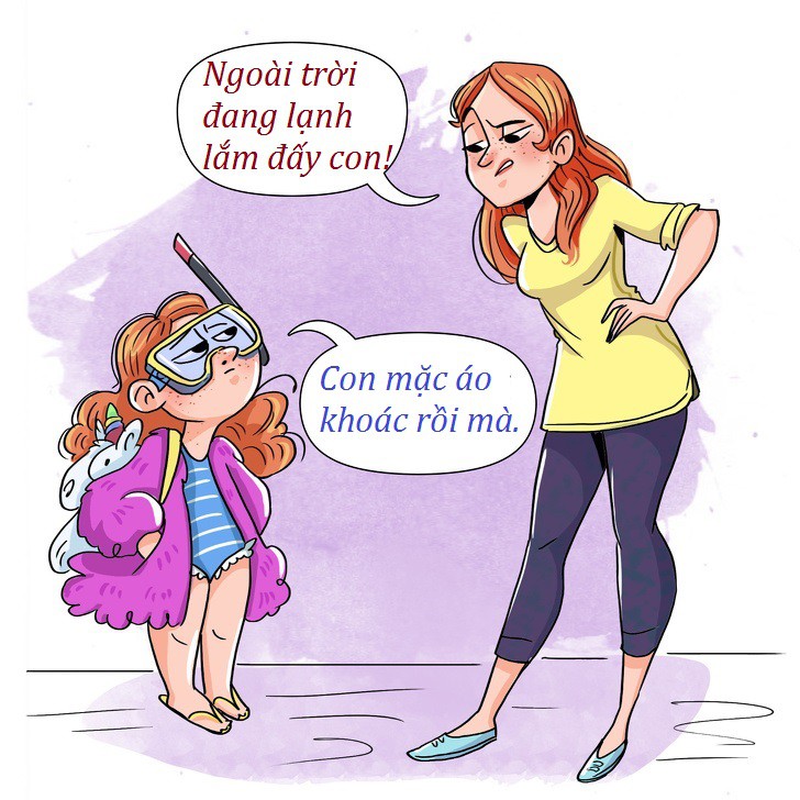 Bộ tranh chuẩn không cần chỉnh: Có những buổi sáng tất bật “không như là mơ” của các ông bố bà mẹ thời hiện đại - Ảnh 3. Bộ tranh chuẩn không cần chỉnh: Có những buổi sáng tất bật “không như là mơ” của các ông bố bà mẹ thời hiện đại - Ảnh 3.