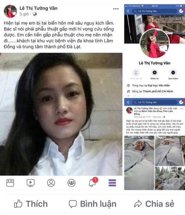 Thực hư vụ hot girl Đà Lạt rao bán thân lấy tiền chữa bệnh cho mẹ - Ảnh 1. Thực hư vụ hot girl Đà Lạt rao bán thân lấy tiền chữa bệnh cho mẹ - Ảnh 1.